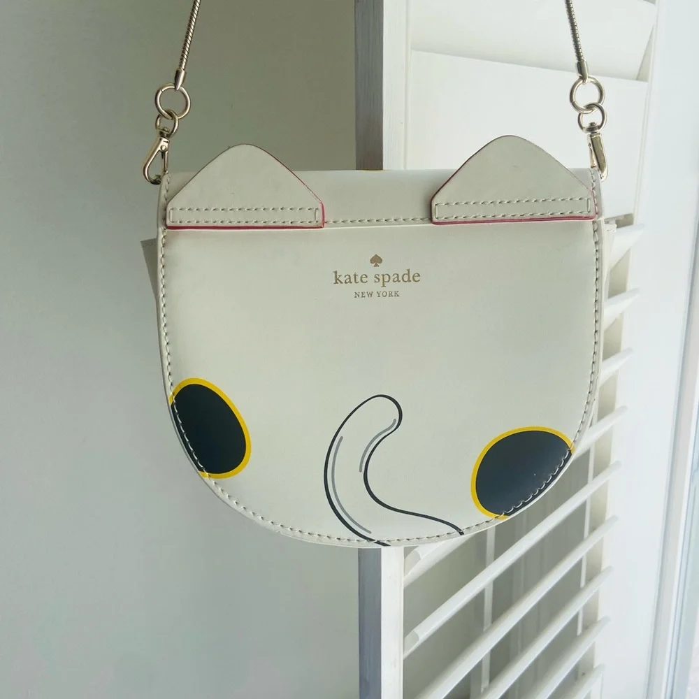 RARE Kate Spade Lucky Cat Purse